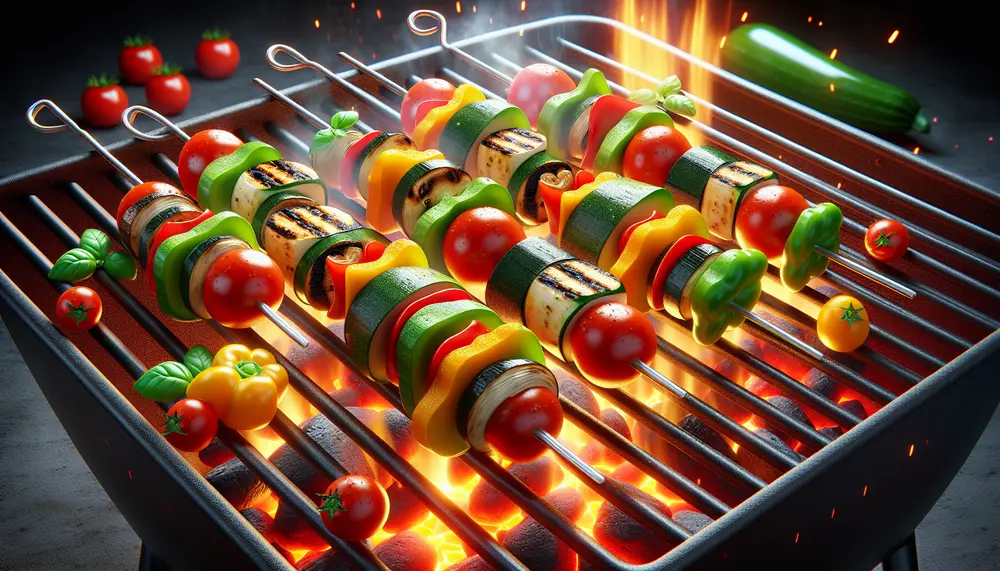 Buntes Grillvergnügen: Vegane Gemüsespieße vom Grill