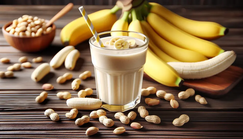 Fruchtiger Snack: Bananen Shake ohne Milch