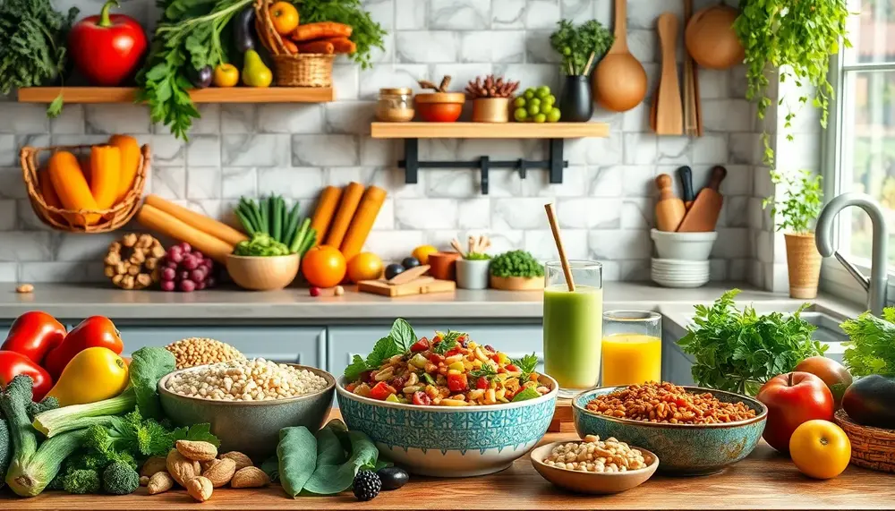 Gesunde Ernährung mit dem Zentrum der Gesundheit: Vegane Rezepte für Wohlbefinden