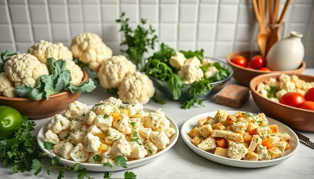 Gesunde und einfache vegane Blumenkohlrezepte