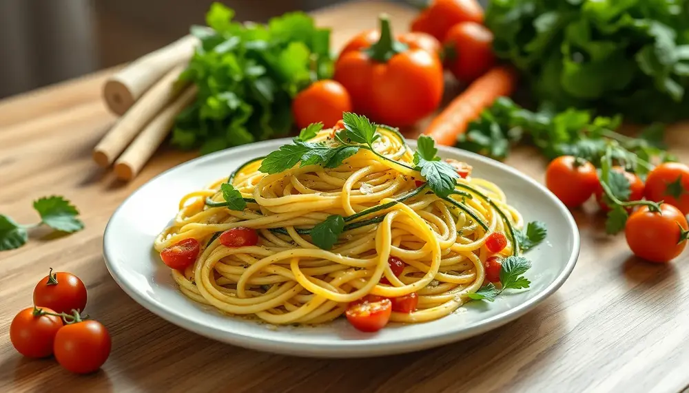 Gesunder Genuss: Vegane Rezepte mit Zucchini-Spaghetti