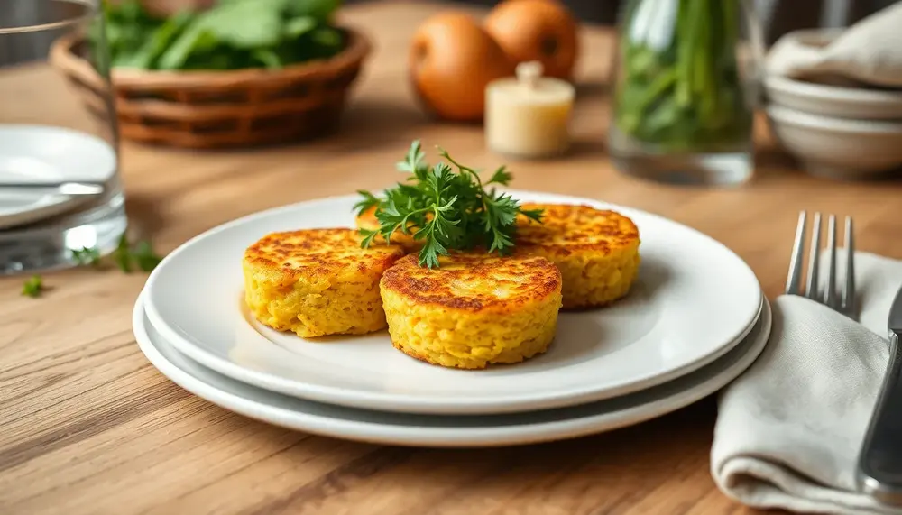 Knusprig und herzhaft: Vegane Polenta Taler