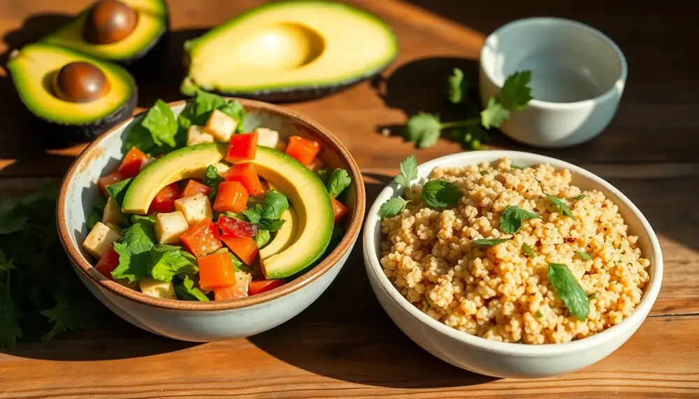 Köstliche avocadoreiche Gerichte: Warme vegane Rezeptideen