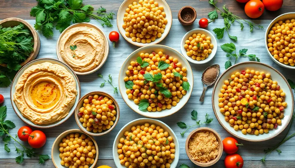 Köstliche kichererbsen Rezepte - vegan und einfach zubereitet