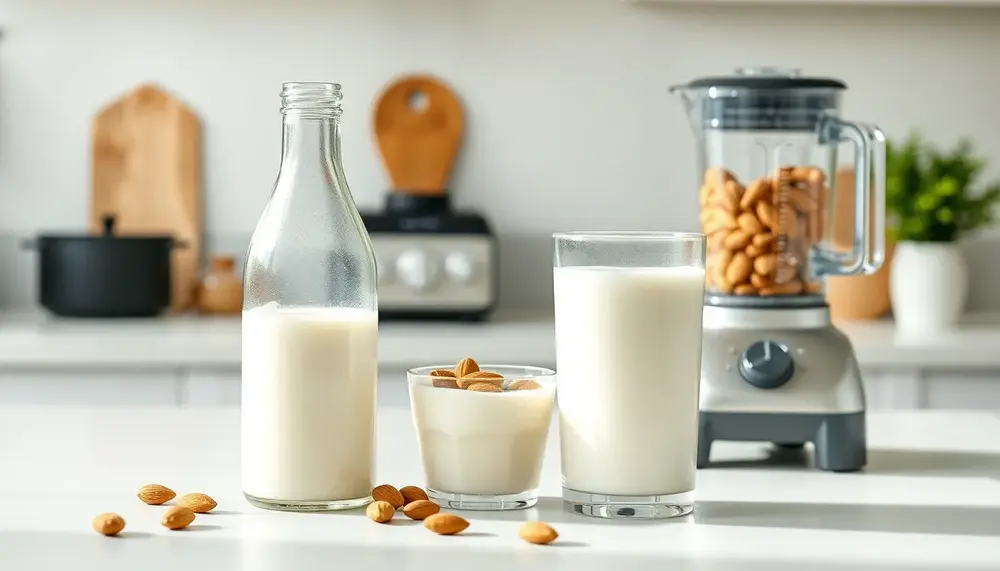 Schnell und einfach: Mandelmilch selber machen ohne Einweichen