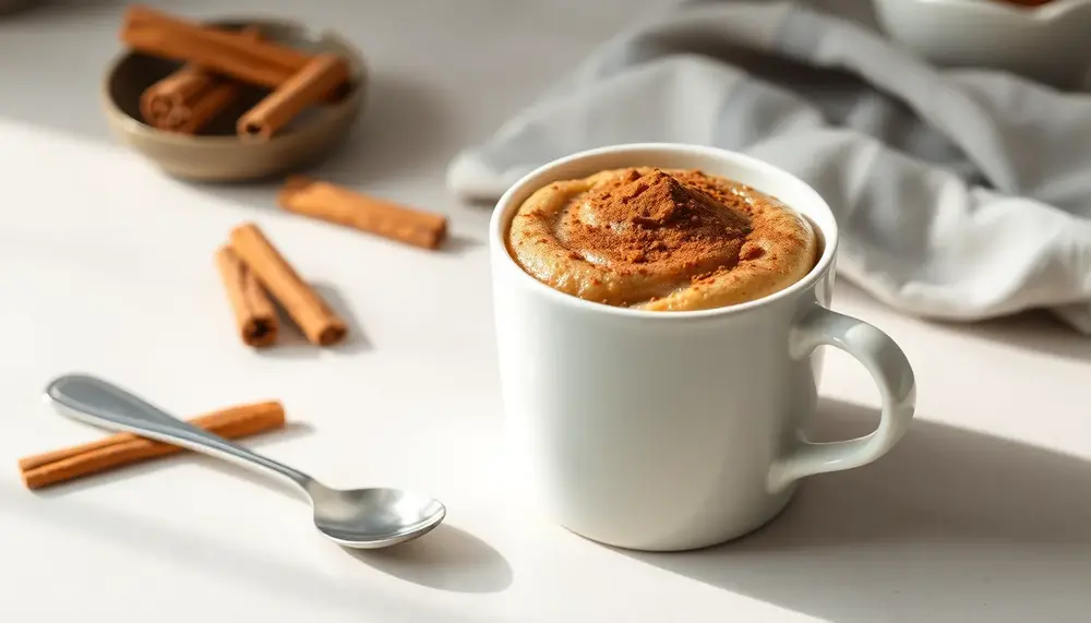 Schneller Genuss: Vegane Tassenkuchen mit einer Prise Zimt