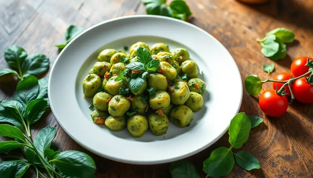 Spinatgnocchi vegan – Grüne Power auf dem Teller