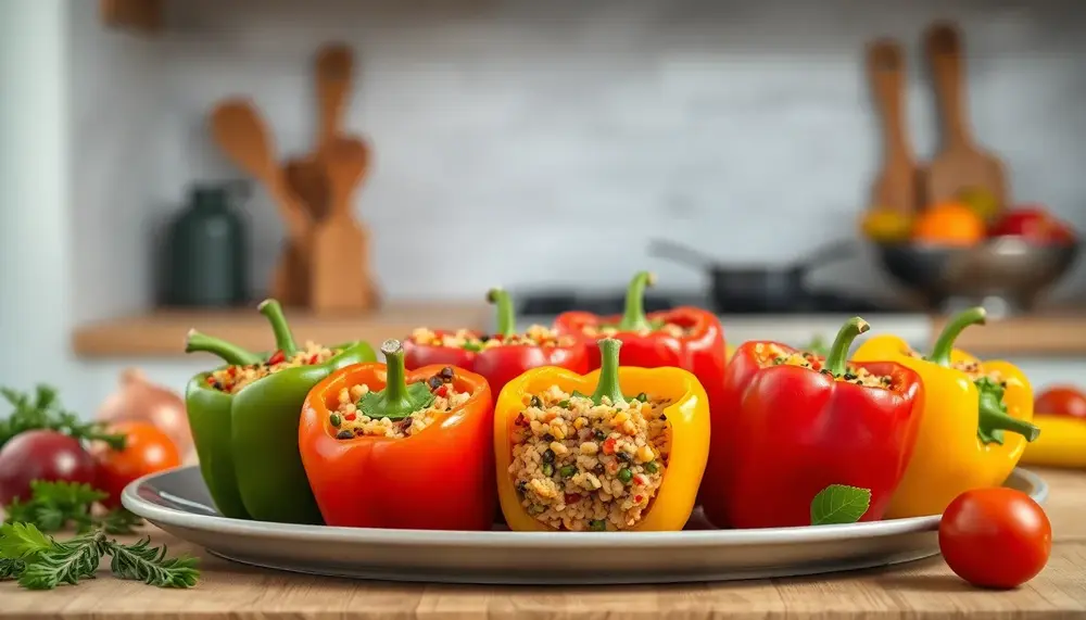 Vegan gefüllte Paprika: Ein Rezept zum Verlieben