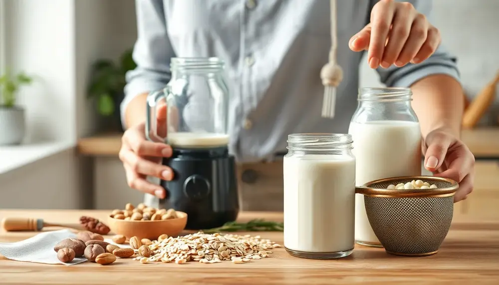 Vegan Milker: So einfach stellst du pflanzliche Milch selbst her