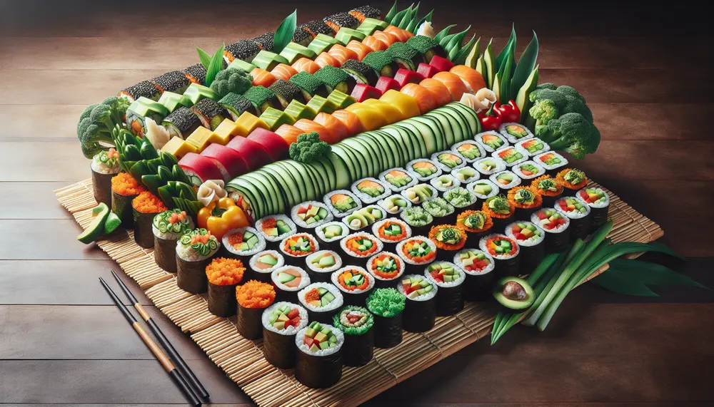 Vegan Sushi - Kreative Variationen ohne Fisch