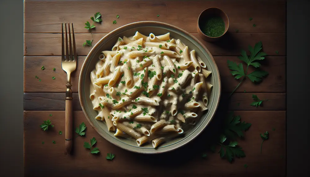 Vegane Pasta Alfredo – Cremig und köstlich