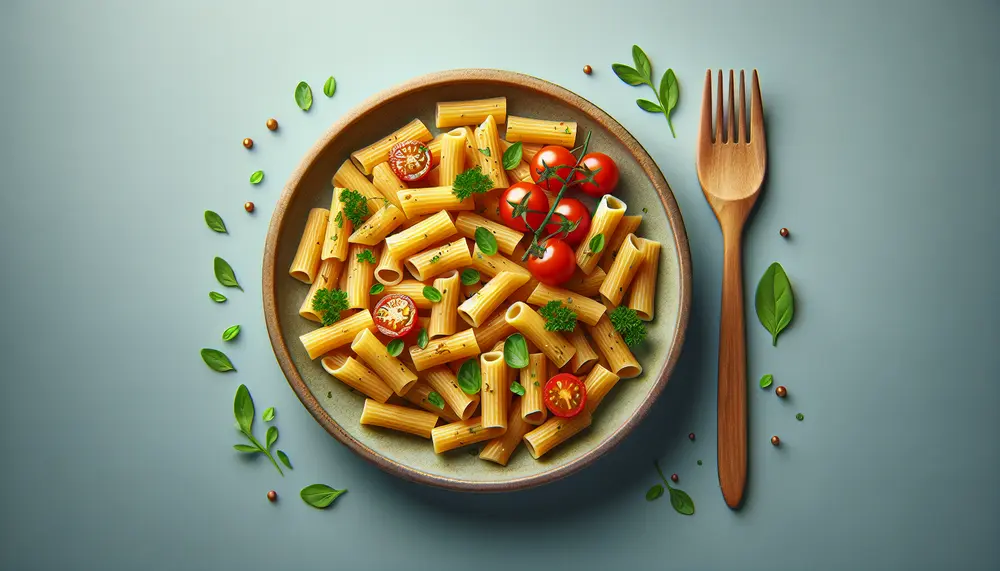 Vegane Rigatoni - Pasta-Genuss ohne Tierprodukte