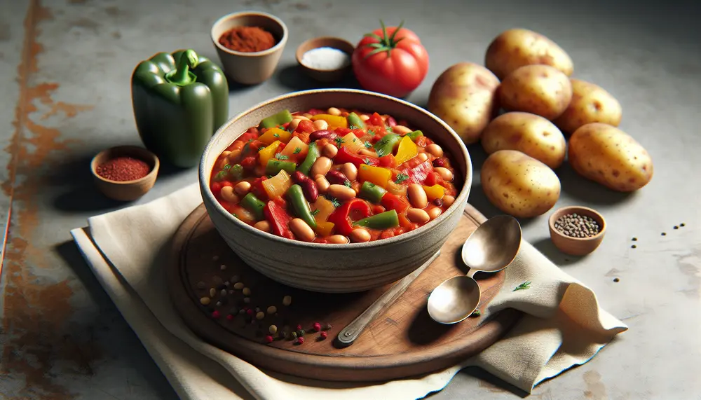 Veganer Klassiker: Gulasch mit Kartoffeln