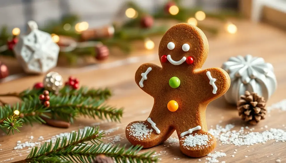 Veganer Lebkuchenmann: Süßer Weihnachtsgenuss