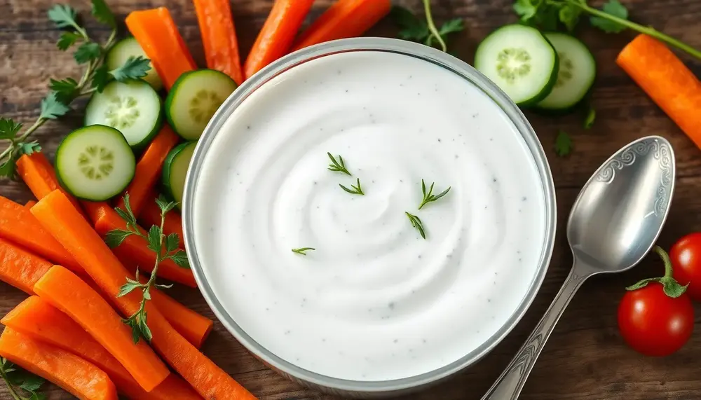 Wie man ein leckeres und cremiges veganes Ranch Dressing selber macht