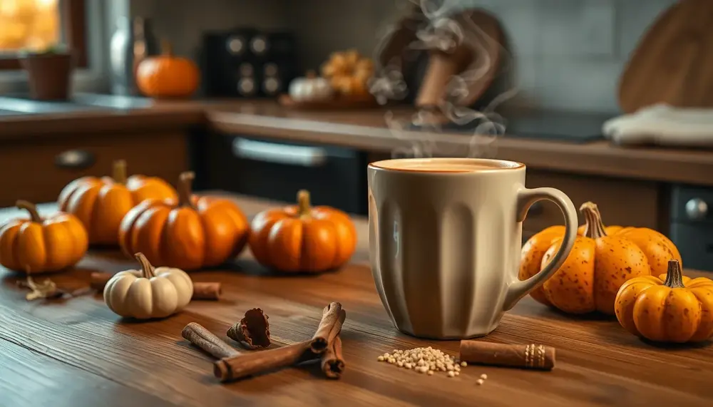 Wie man zu Hause einen leckeren und veganen Pumpkin Spice Latte zaubert